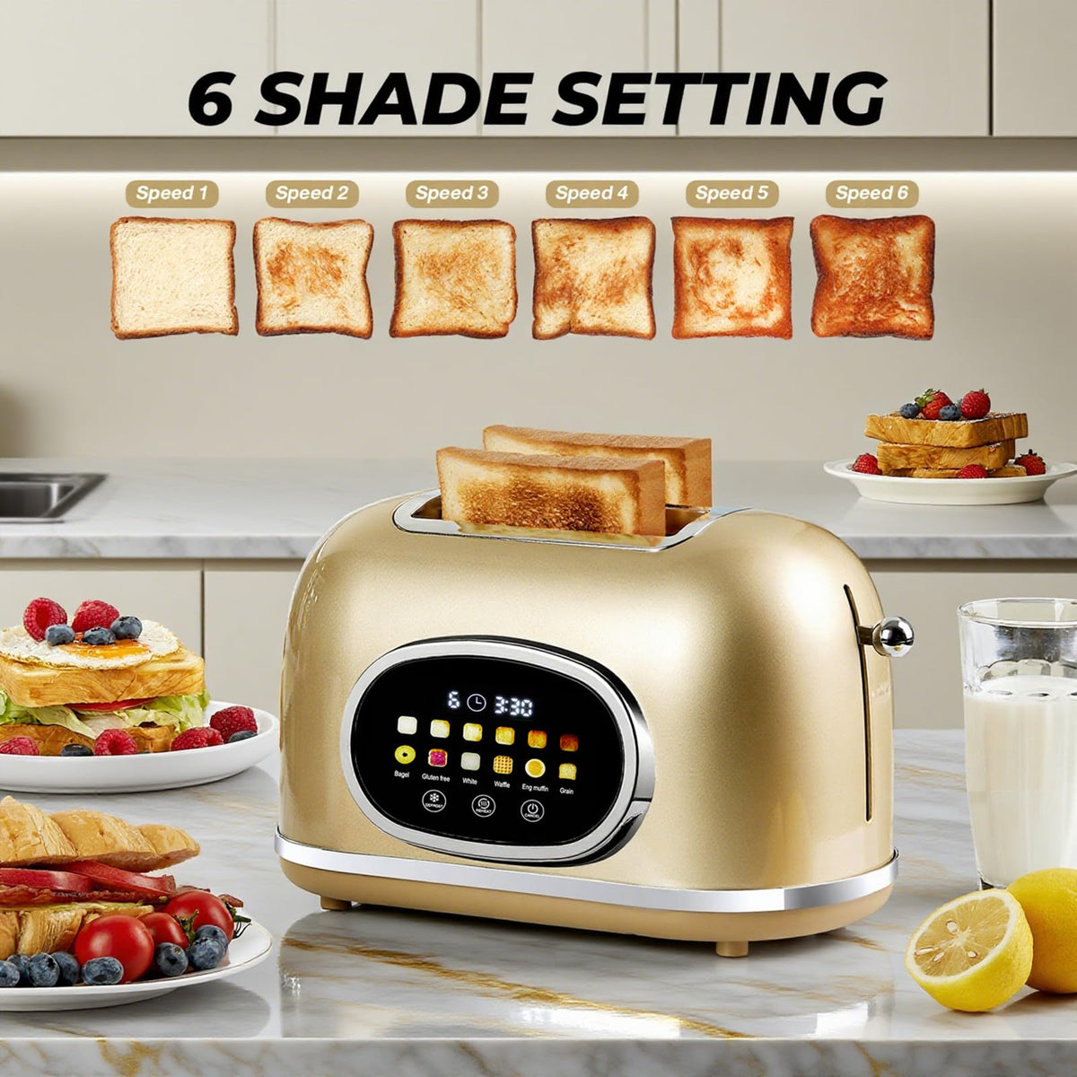 Roter Mond bagel function for even browning