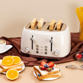 Roter Mond extra-wide slot accommodates bagels and waffles with even toasting