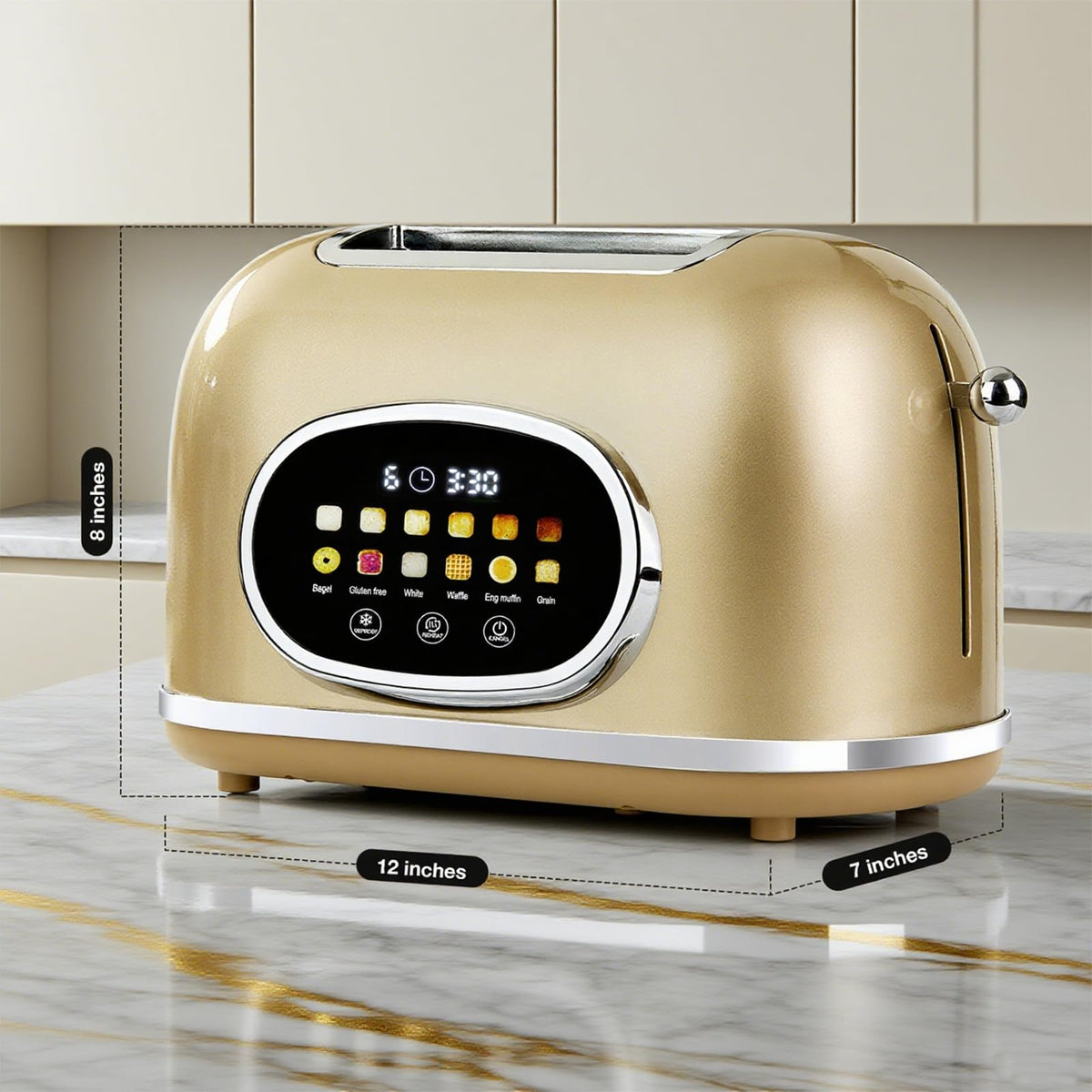 Roter Mond removable crumb tray for easy cleaning