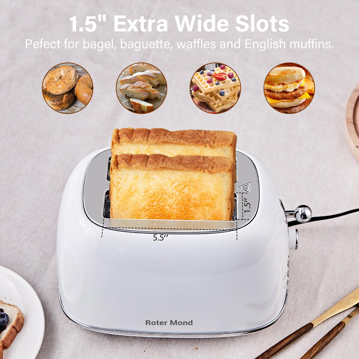 Roter Mond cancel function lets you stop toasting mid-cycle.