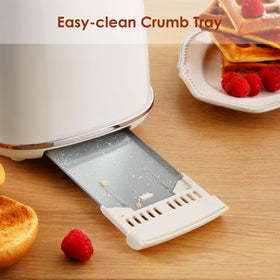 Roter Mond toaster in cream finishes a stylish kitchen counter aesthetic