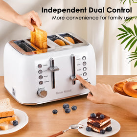 Roter Mond toaster extra wide slots perfect for bagels and English muffins