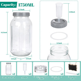 ROTESONNE fermenting lids with gaskets ensure a secure, airtight seal.