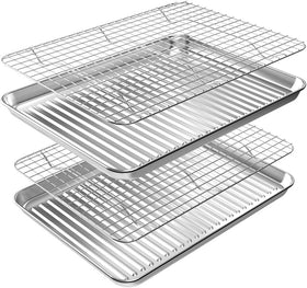 ROTTAY baking sheet with rack set for even baking and simple cooling.