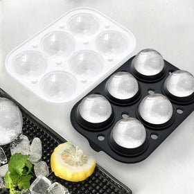 ROTTAY large square ice cubes tray creates 2-inch cubes for fast chilling.