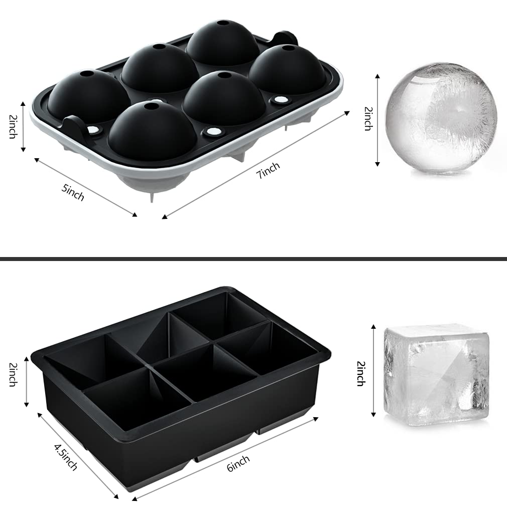 ROTTAY multiuse ice trays for cocktails, iced tea, and desserts.