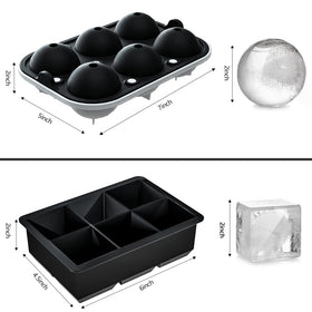 ROTTAY multiuse ice trays for cocktails, iced tea, and desserts.