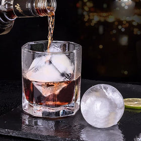ROTTAY sphere tray with quick-release buckle for easy ice removal.