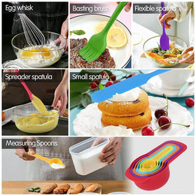Rottay stainless steel bowls with mirrored interior for easy mixing.