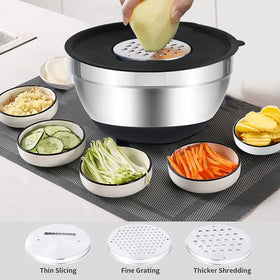 Rottay stainless steel nesting bowls save space in the kitchen
