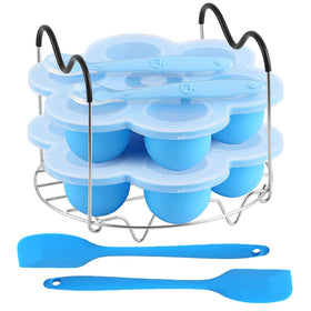ROTTAY steamer rack with heat resistant handles for safe lifting.
