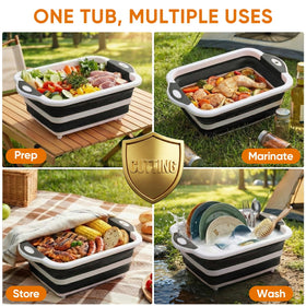 ROTTOGOON fits over most sinks for mess-free prep and drainage.