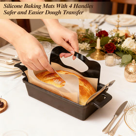 ROTTOGOON cast iron loaf pan with lid provides durable performance for bread and meatloaf