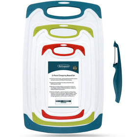 ROTTOGOON cutting board set, large size for prep and easy cleanup.