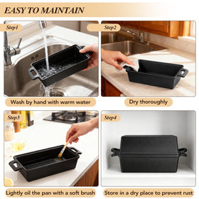 ROTTOGOON bread pan compatible with ovens, grills, and campfires for versatility