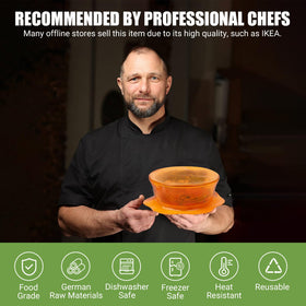 ROTTOGOON reusable silicone lids help reduce single-use plastic waste.