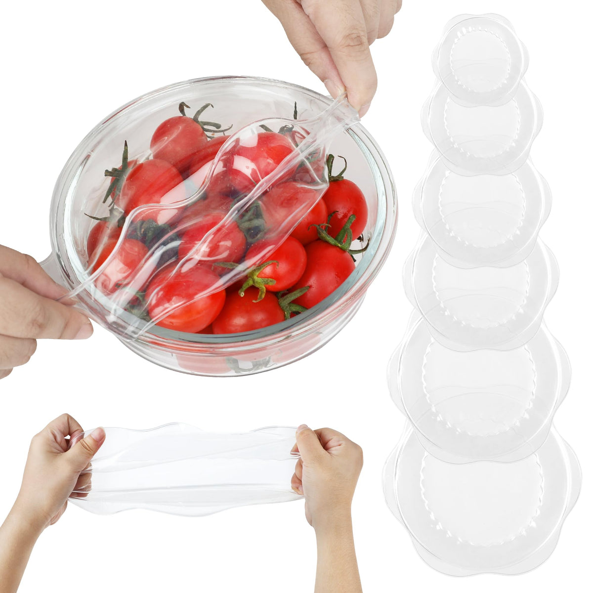 ROTTOGOON silicone stretch lids provide an airtight seal for any bowl or container