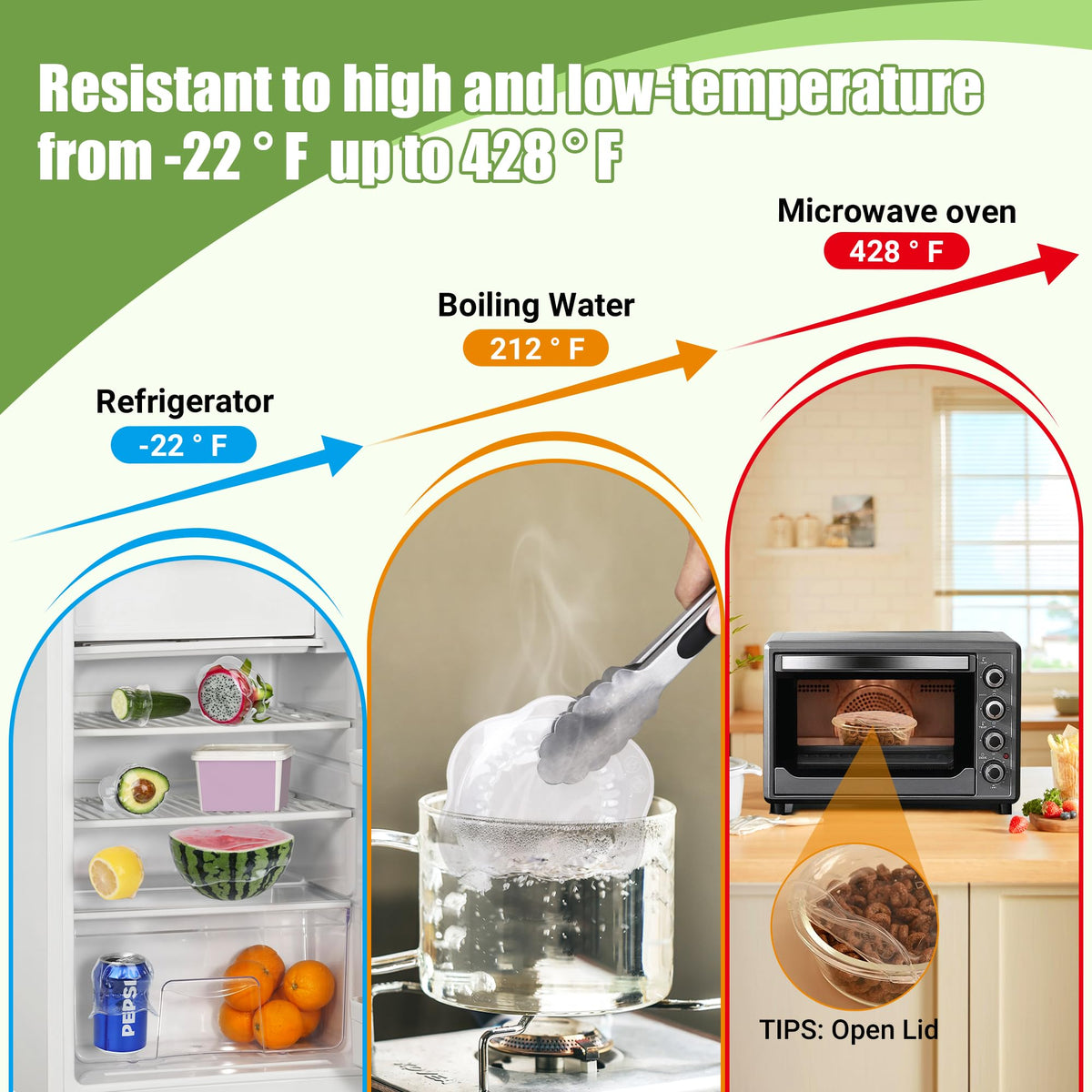 ROTTOGOON silicone stretch lids are dishwasher-safe for easy cleaning