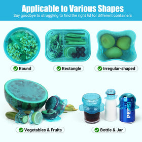 ROTTOGOON silicone lids are microwave-safe and heat resistant for reheating.
