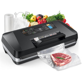 ROUUO 95kPa vacuum sealer front view for long-lasting freshness