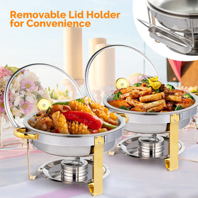 ROVSUN removable lid holder keeping lids tidy during service