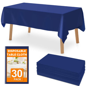 RowinsyDD blue rectangle tablecloth 54x108 inches protects surfaces