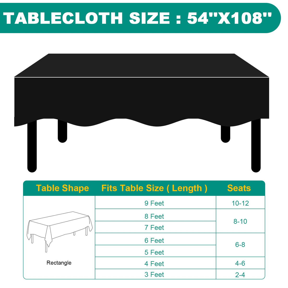 RowinsyDD outdoor-friendly tablecloth suits picnics, barbecues, and garden gatherings.