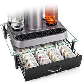ROWISE Cocktail Storage Drawer under Bartesian keeps pods within easy reach.