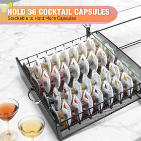 ROWISE Durable construction ensures long-lasting organization for home bars.