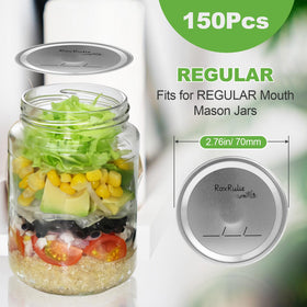 RoxRulie canning lids offer leak-proof performance for long-term pantry storage.