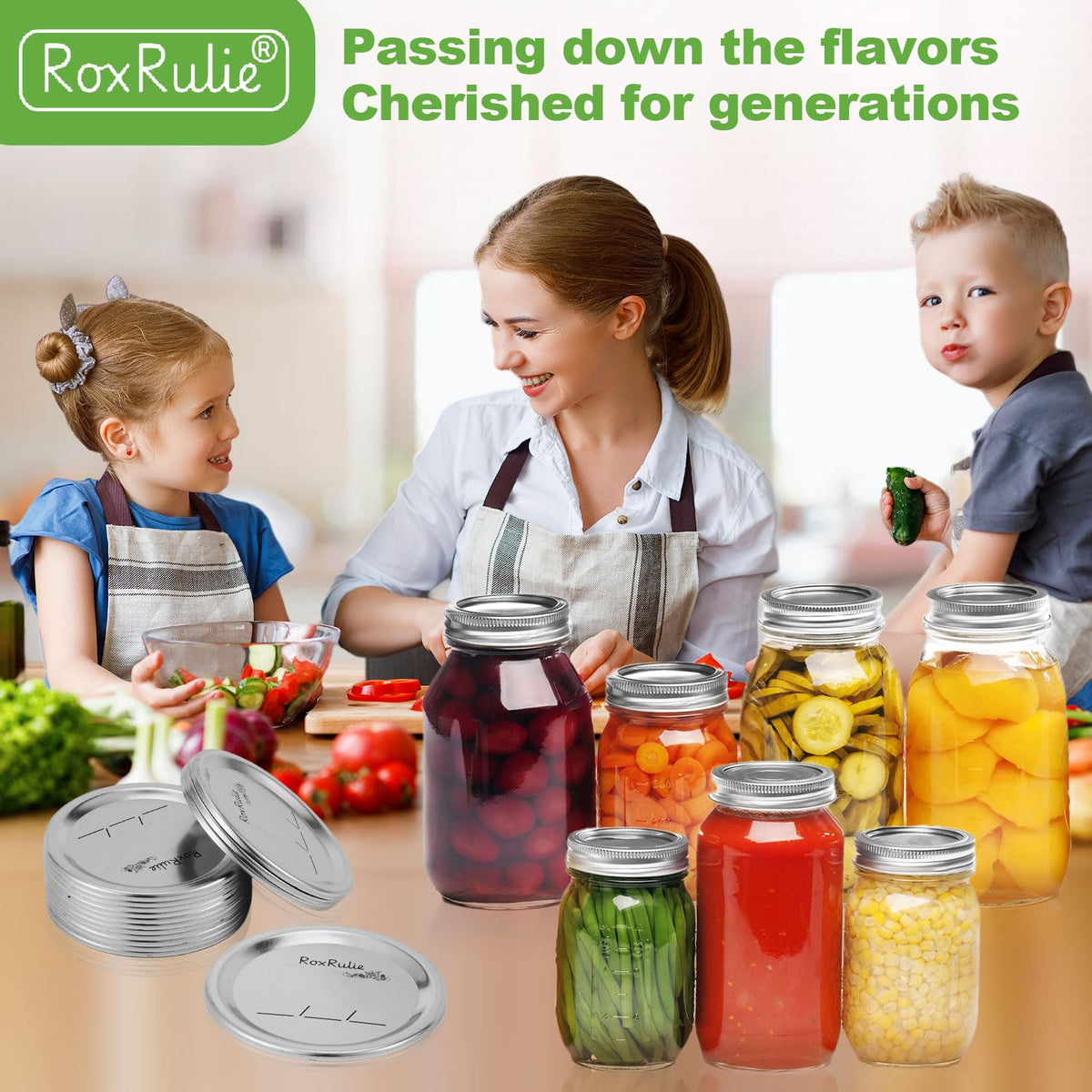 Canning supplies from RoxRulie for home cooks and vendors