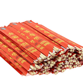 Royal Premium bag of 100 chopsticks ready for events and takeout use.