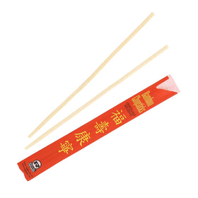 Royal Premium bamboo chopsticks 9-inch separated for quick setup and minimal mess.