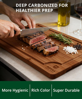 ROYAL CRAFT WOOD surface is knife-friendly to protect blades.