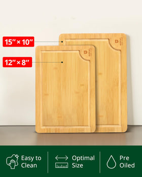 ROYAL CRAFT WOOD medium cutting board 12x8 ideal for smaller tasks