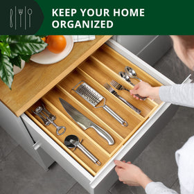 ROYAL CRAFT WOOD eco-friendly bamboo storage solution for drawers
