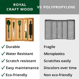 ROYAL CRAFT WOOD multi-use organizer suitable for home office and crafts