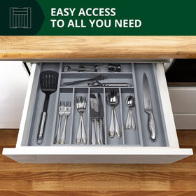 ROYAL CRAFT WOOD office drawer organizer kit for pencils and supplies