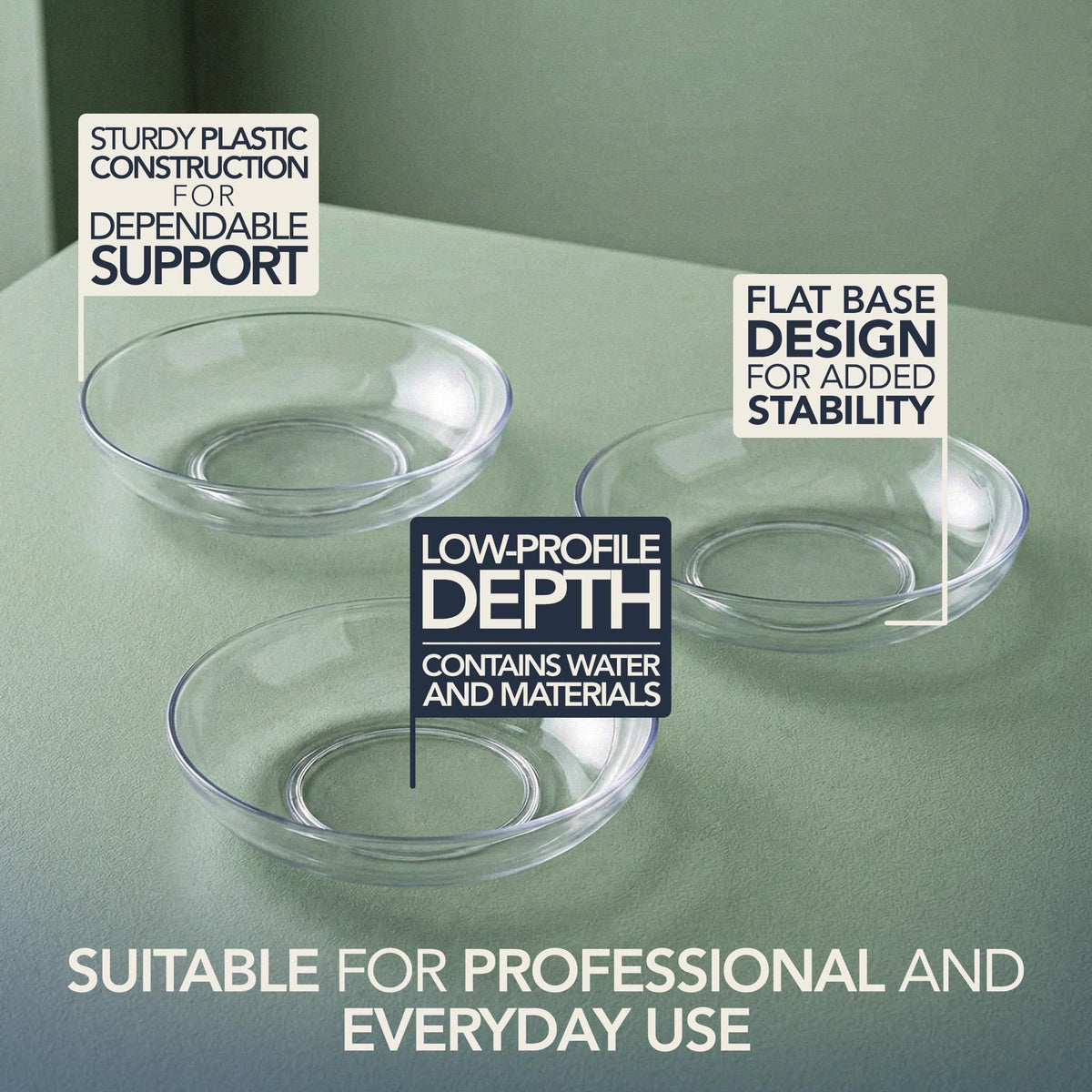 Royal Imports candle holder tray clear ideal for centerpiece accents and small displays.