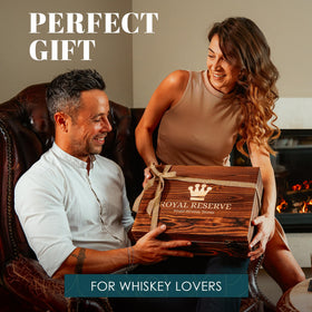 Royal Reserve whiskey stones chilling without dilution