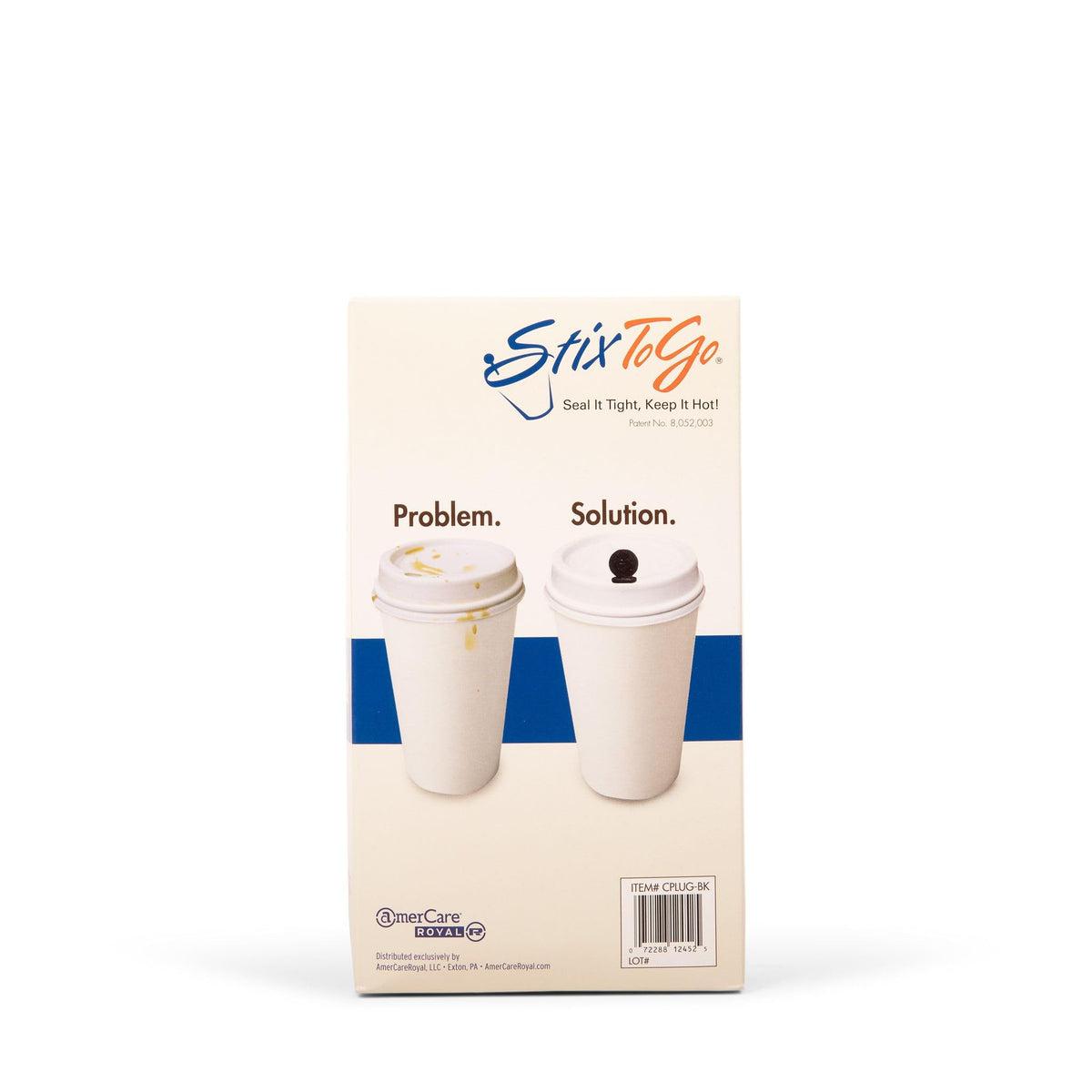 Royal StixToGo quick-install plug enables fast service.