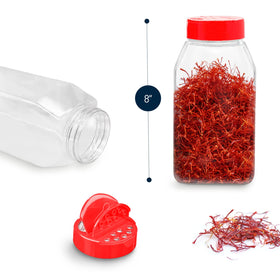RoyalHouse 32 oz spice jar with red cap, shaker top for easy pouring.