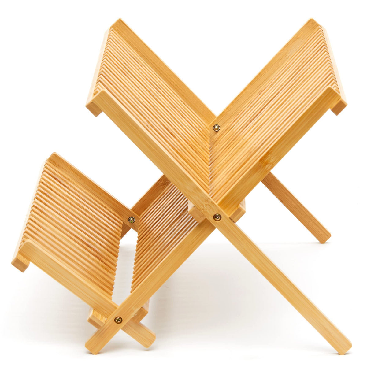 RoyalHouse bamboo dish rack durable natural material for long-lasting use.