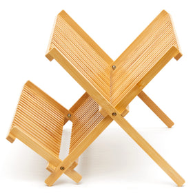 RoyalHouse bamboo dish rack durable natural material for long-lasting use.