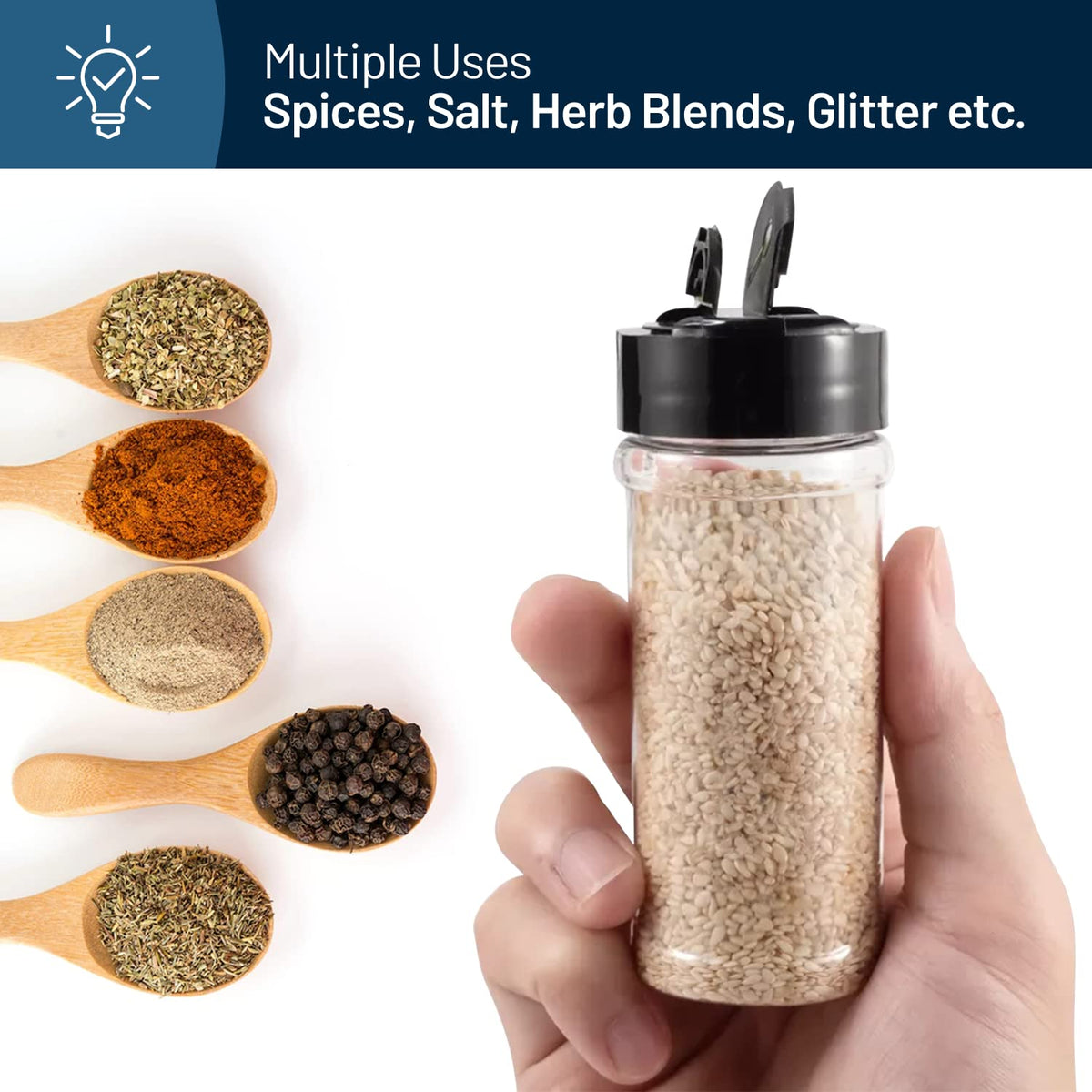 RoyalHouse BPA-free jars designed for safe, reusable spice storage.