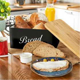 RoyalHouse bread box with pastries storage keeps baked goods organized