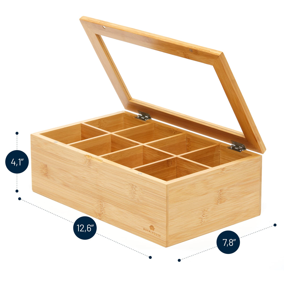 RoyalHouse eco-friendly bamboo material with natural grain finish