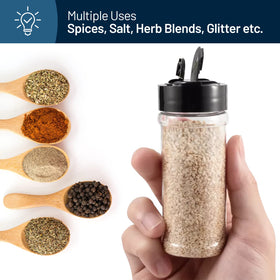 RoyalHouse jar with removable inner seal helps keep powders fresh.