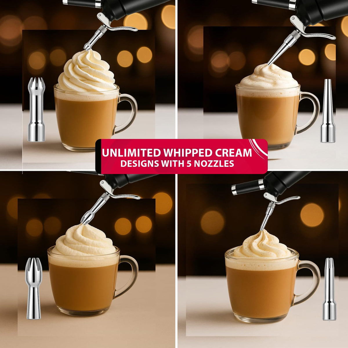 ROYLO GLOBE in action on a dessert for bakery-quality topping.
