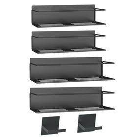Roysili small fridge shelf mounted on metal surface for compact storage.